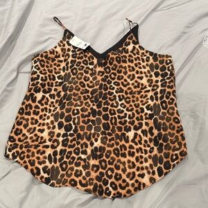 Express Leopard Print Camisole Top